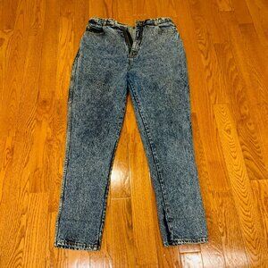 VTG PS Gitano Jeans Womens 20 Long Acid Wash Denim High Waist Mom 80s 90s
